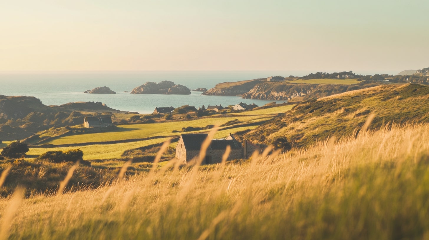 Saisons et paysages changeants autour de Plogastel-Saint-Germain, entre nature bretonne et douceur de vivre